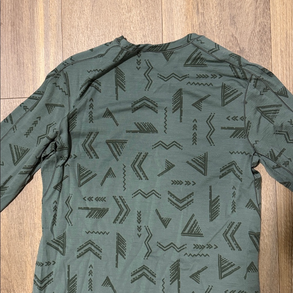 Rei Co-Op MERINO 185 LONG-SLEEVE BASE LAYER TOP GREEN - Picture 5 of 5
